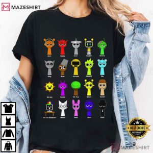 Sprunki Beats Boys Sprunky Team Music Game T Shirt (3)