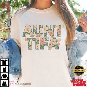 Aunt Tifa Floral Funny Political T Shirt (4)