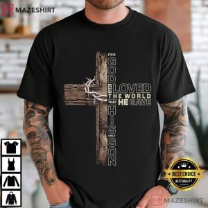 Christian Cross John 316 Religious Bible Verse T Shirt (3)