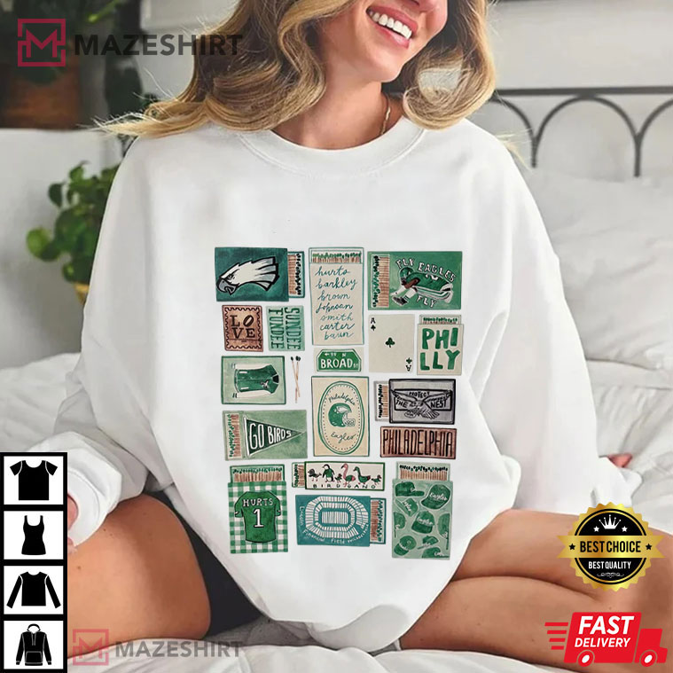 Philadelphia Eagles Matchbox Football T-Shirt Philadelphia Eagles Matchbox Football T-Shirt