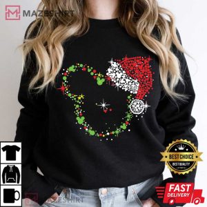 Mickey Minnie Disney Christmas Holiday T Shirt (2)