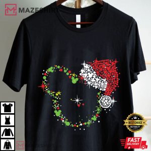 Mickey Minnie Disney Christmas Holiday T Shirt (3)