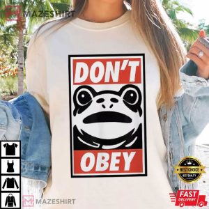 Anti Trump Portland Frog Don't Obey Liberal Feminism T Shirt (3)