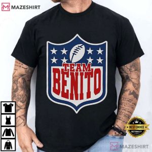 Team Benito Retro Football Shield T-Shirt