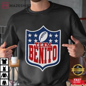 Team Benito Retro Football Shield T Shirt (3)