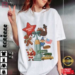 Thanksgiving Parade Day New York Holiday T Shirt (4)