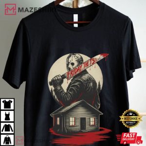 Vintage Friday The 13th 80s Horror Movie T Shirt (4)