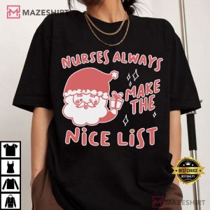 NICU Nurse Practitioner Christmas T Shirt (3)
