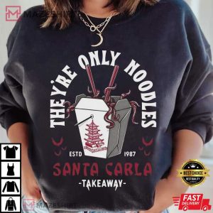 Lost Boys They're Only Noodles Santa Carla Retro Movie T Shirt (1)