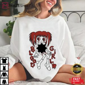 Blood Girl Graphic T Shirt (4)