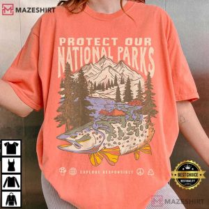 National Parks Respect The Local Wildlife Comfort Colors T-Shirt
