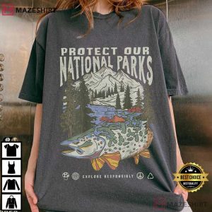 National Parks Respect The Local Wildlife Comfort Colors T Shi (4)