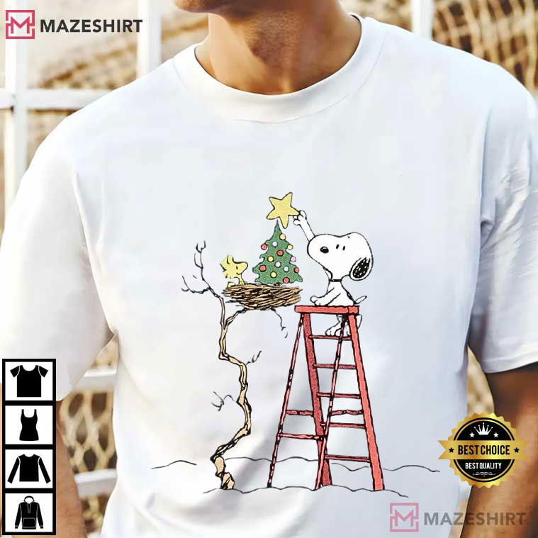 Snoopy Charlie Brown Christmas Tree T-Shirt Snoopy Charlie Brown Christmas Tree T-Shirt