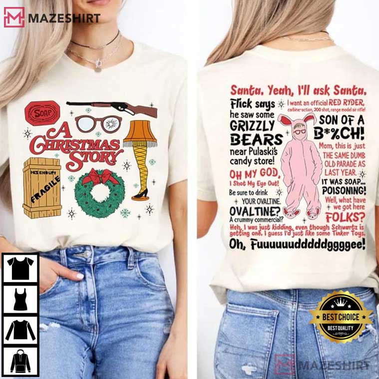 A Christmas Story Ralphie Leg Lamp T-Shirt A Christmas Story Ralphie Leg Lamp T-Shirt