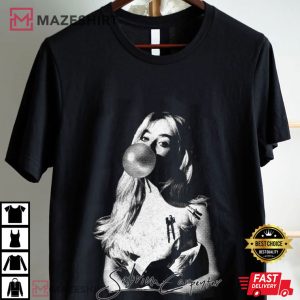 Sabrina Carpenter Portrait Short N Sweet Tour Merch T Shirt (1)