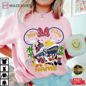 Disney Cruise 2026 Mickey And Friends Family Matching Custom T Shirt ( (3)