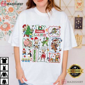 Christmas Toy And Friends Movie Holiday Cartoon T Shirt (1)