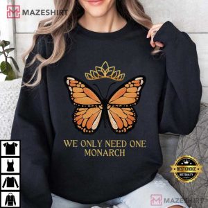 No Kings Monarch Butterfly Anti Trump Political Protest T Shirt (2)