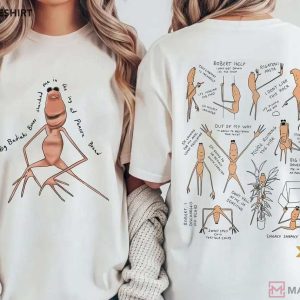 Brain Rot Marcus The Worm Meme T Shirt (2)