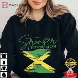 Stronger Than The Storm Jamaica Strong Relief T Shirt (4)