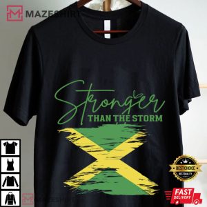 Stronger Than The Storm Jamaica Strong Relief T Shirt (1)