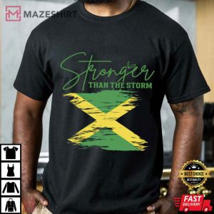Stronger Than The Storm Jamaica Strong Relief T Shirt (2)
