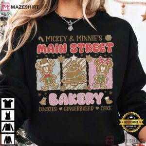 Mickey And Minnie’s Main Street Bakery Christmas T Shirt (5)