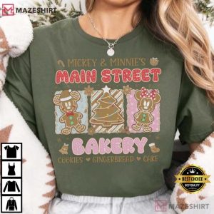 Mickey And Minnie’s Main Street Bakery Christmas T Shirt (6)
