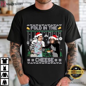Fold In The Cheese Christmas Best Wishes Warmest Regards Ew David Holiday T Shirt (1)
