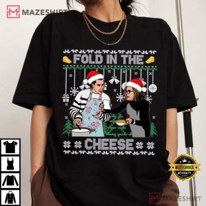 Fold In The Cheese Christmas Best Wishes Warmest Regards Ew David Holiday T Shirt (2)