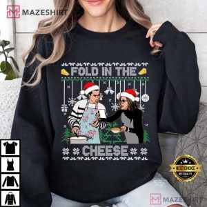 Fold In The Cheese Christmas Best Wishes Warmest Regards Ew David Holiday T Shirt (3)
