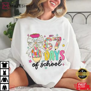 67 Days Of School Funny Teacher Student T Shirt (4)