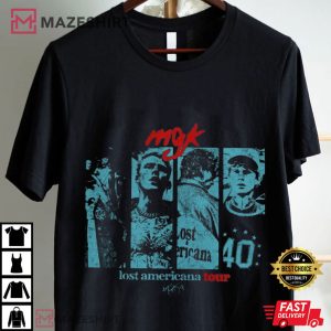Machine Gun Kelly Lost Americana Tour Vintage T Shirt (1)