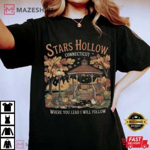 Stars Hollow Where You Lead I Will Follow Autumn Festival T Shirt (3)