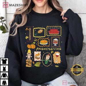 Thanksgiving Friendsgiving TV Series Fan T Shirt (4)
