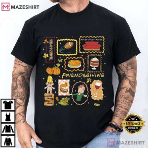 Thanksgiving Friendsgiving TV Series Fan T Shirt (3)