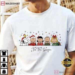 Tis The Season Snoopy And Friend Christmas Cartoon T-Shirt