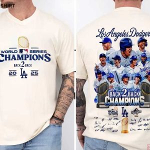 Let’s Go Los Angeles Dodgers Champions 2025 Baseball T-Shirt