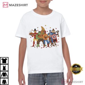 Thanksgiving Superhero Funny Marvel Fall T Shirt (2)