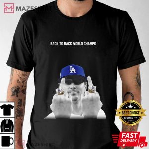 Kike Hernandez Back To Back World Series Champs 2025 T Shirt (1)