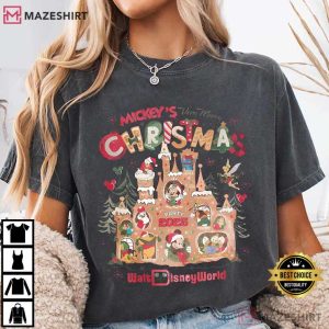 Mickey Very Merry Christmas Disney World 2025 T Shirt (2)