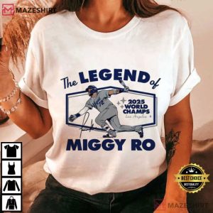Miguel Rojas Los Angeles Dodgers The Legend Of Miggy Ro T Shirt (2)