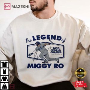 Miguel Rojas Los Angeles Dodgers The Legend Of Miggy Ro T Shirt (3)