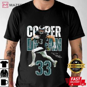 Cooper Dejean Philadelphia Eagles Football No 33 T Shirt (1)