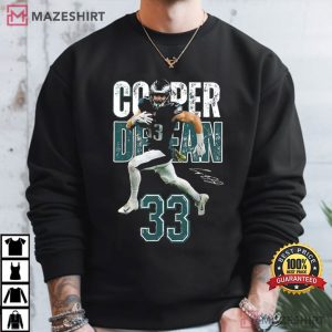 Cooper Dejean Philadelphia Eagles Football No 33 T Shirt (3)