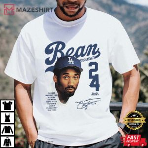 Kobe Bryant Bean Los Angeles Lakers Basketball Graphic T-Shirt
