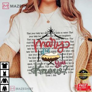 Mary Did You Know Christmas Christian Bible Verse T Shirt (1)