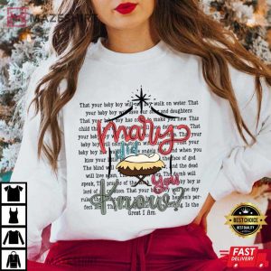 Mary Did You Know Christmas Christian Bible Verse T Shirt (2)