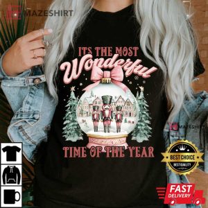 Christmas Nutcracker And Snow Globe T-Shirt