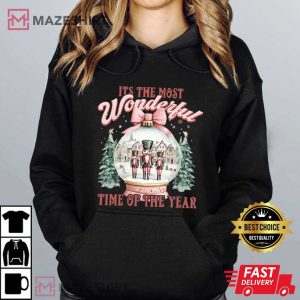 Christmas Nutcracker And Snow Globe T Shirt (2)